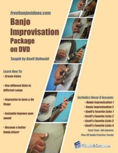 banjo improvisational book and dvd