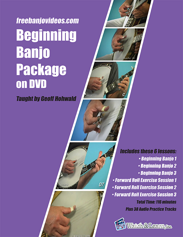 beginning banjo package and dvd