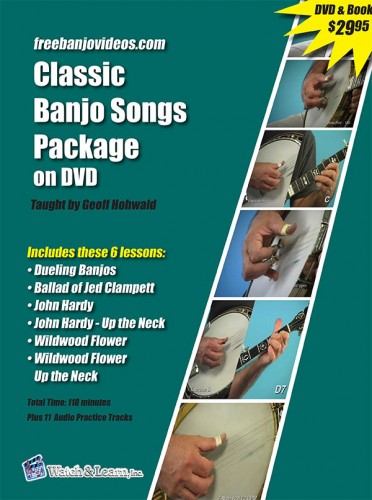 classic banjo songs book and dvd