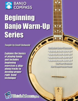 beginning banjo warm up series