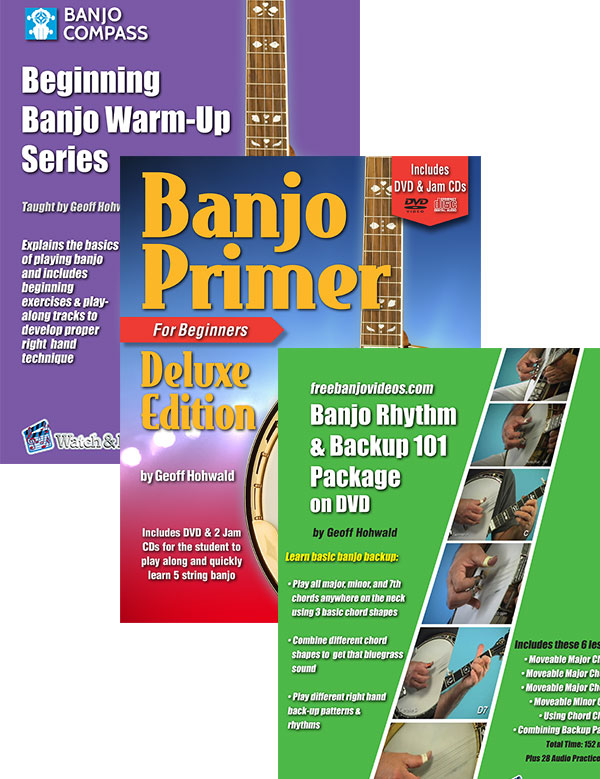 complete beginner banjo book package