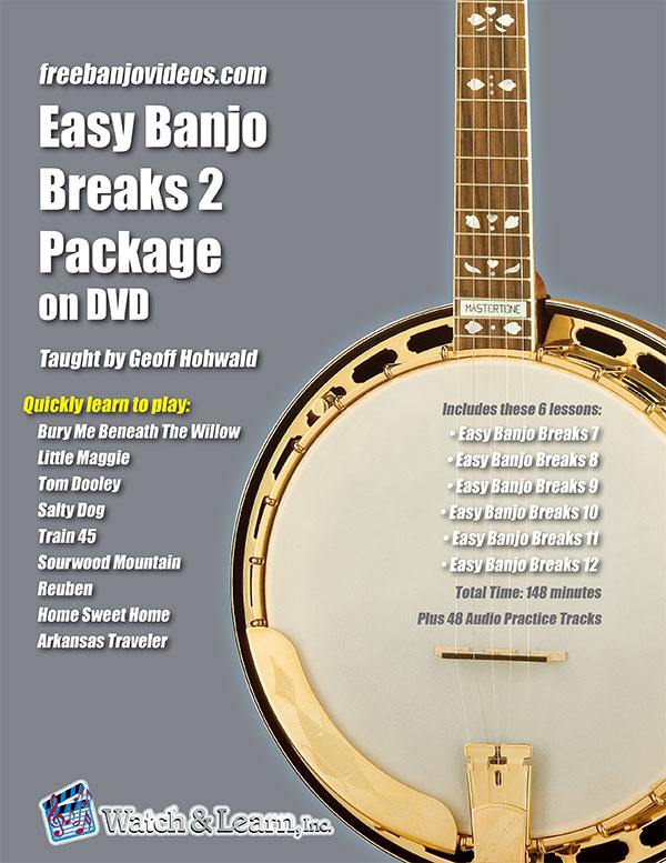 easy banjo breaks beginner book